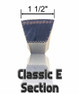 V Belt E180 - Interchangeable with Dunlop E180 - Outside Length: 186 X 1-1/2 Width