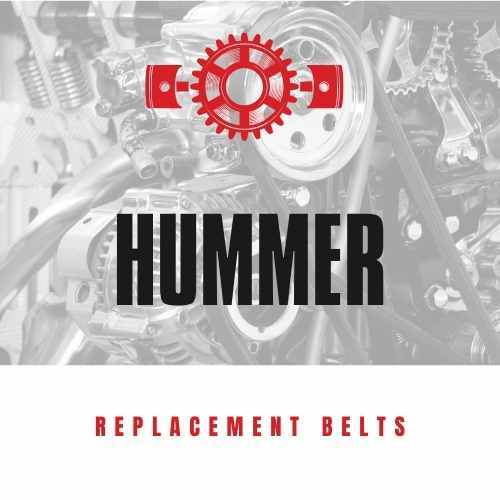 Replacement belts for 2012 HUMMER vehicles