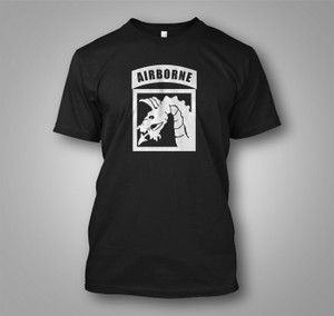 101st Airborne Division Screaming Eagle Black T-shirt 101st Airborne Division Screaming Eagle Black T-shirt