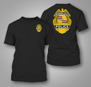 City of Honolulu Police Black T-shirt City of Honolulu Police Black T-shirt