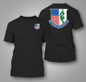 Army Medical Corps Branch Black T-shirt Army Medical Corps Branch Black T-shirt
