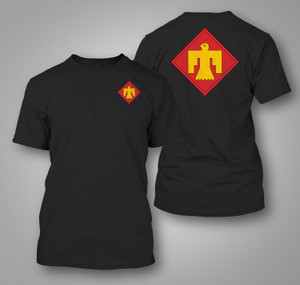 U.S. Army 45th Infantry Division Black T-shirt U.S. Army 45th Infantry Division Black T-shirt