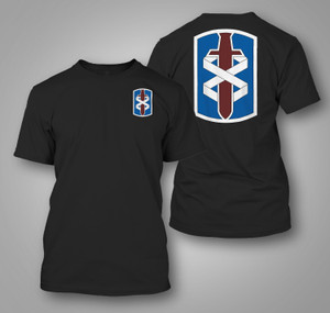 U.S. Army 18th Medical Black T-shirt U.S. Army 18th Medical Black T-shirt