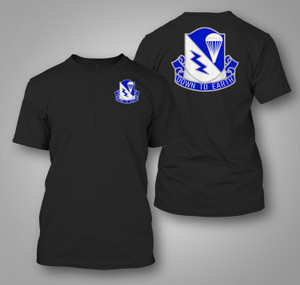 U.S. Army 507th Parachute Infantry Black T-shirt U.S. Army 507th Parachute Infantry Black T-shirt