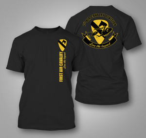 U.S. Army 1st Air Cavalry Division Black T-shirt U.S. Army 1st Air Cavalry Division Black T-shirt