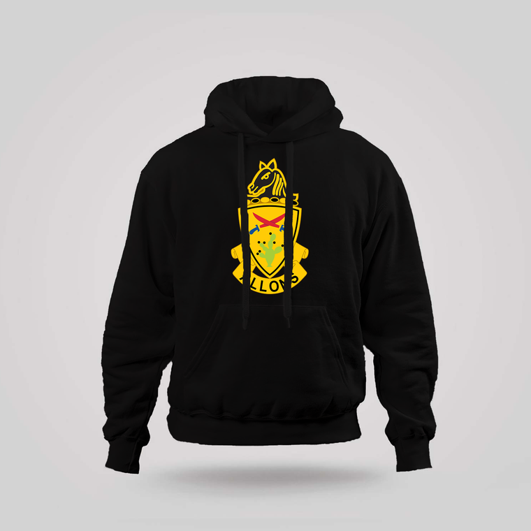 11th Armored Cavalry Regiment "Blackhorse" Military History Black Hoodie