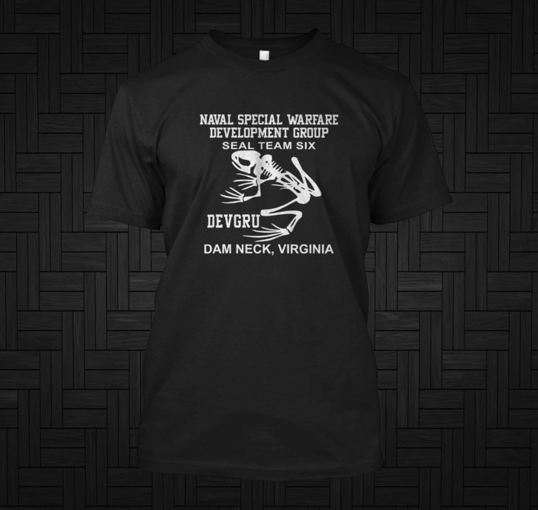 Naval Special Warfare Development Group SEAL Team Six DEVGRU Black T-shirt