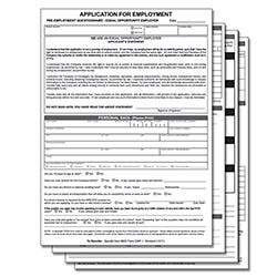 Auto Dealer Employment Forms & Supplies
