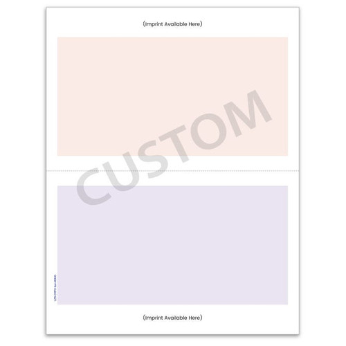 Custom Imprinted Laser Cash Recpt/PO LZR-CRPO