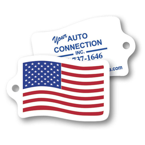 Custom Punchable Key Fob - Style F