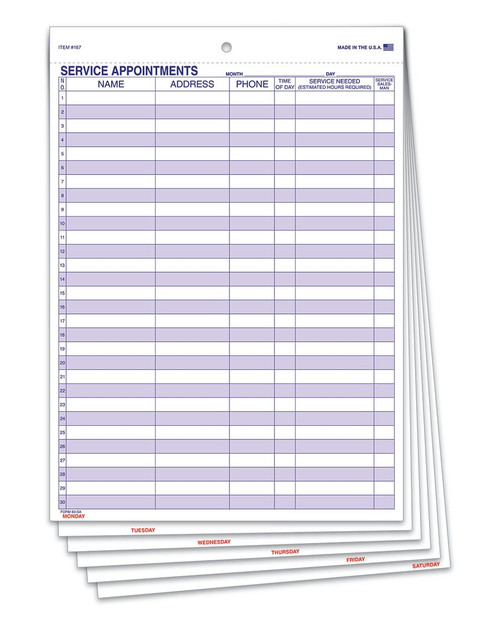 Service Appointment Form