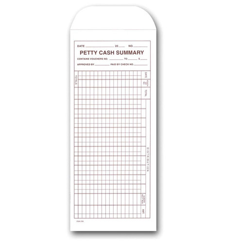 Petty Cash Envelope