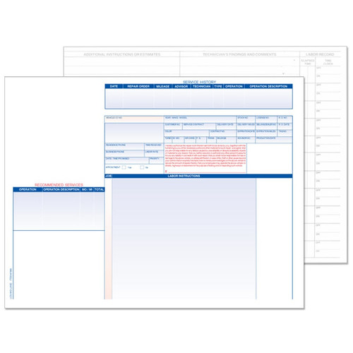 Landscape Laser Repair Order LZR-RO-LA