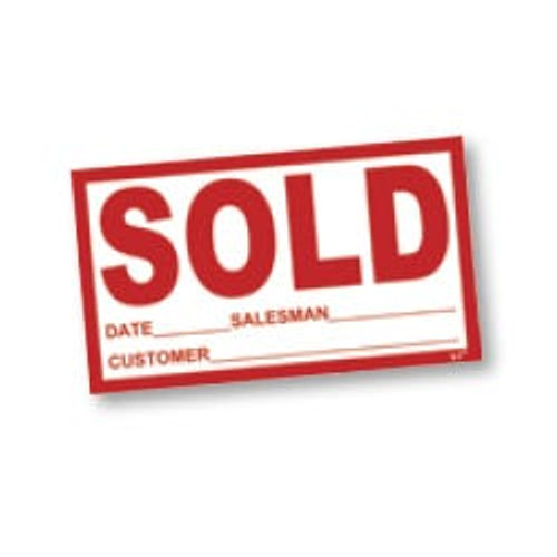 Sold Sticker