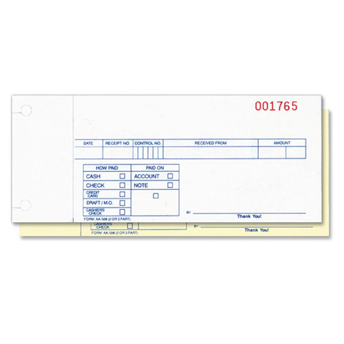 2-Part Cash Receipts