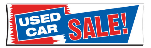 Banner 3' X 10' Used Car Sale!
