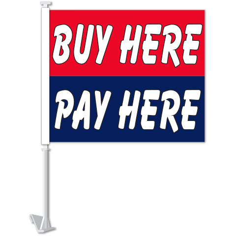 Standard Clip-On Flag - Buy Here Pay Here