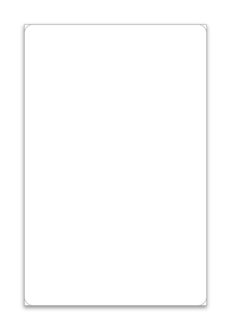 ROS Sticker Blank 5.5" X 8.5" (Pack of 125)