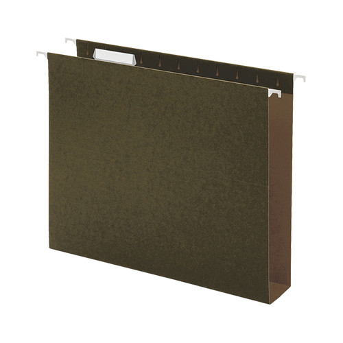 Hanging File Folder - Reinforced Box Bottom Green (Pack of 25)