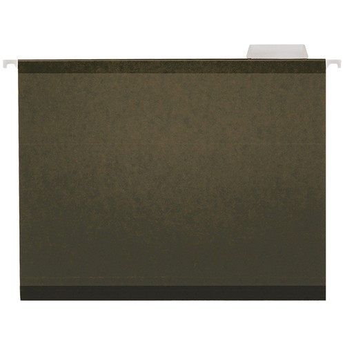 Hanging File Folder - Reinforced Letter Size Green