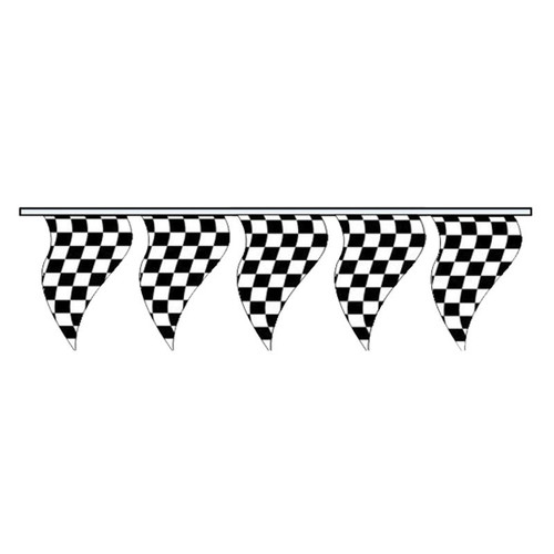 Cloth Checkered Triangle Pennants