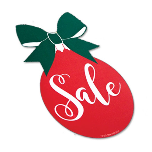 Holiday Red Ornament Decal