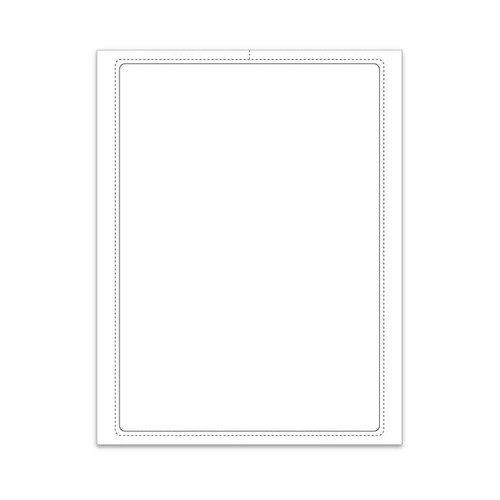 Perf Blank Peel-n-Seal Window Sticker