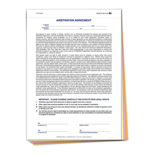 Arbitration Agreement