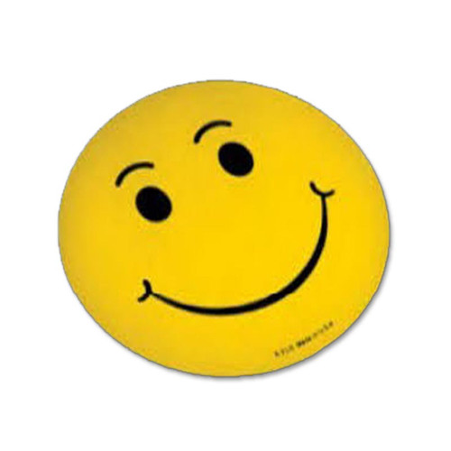 Happy Face With Eyebrows Window Sticker