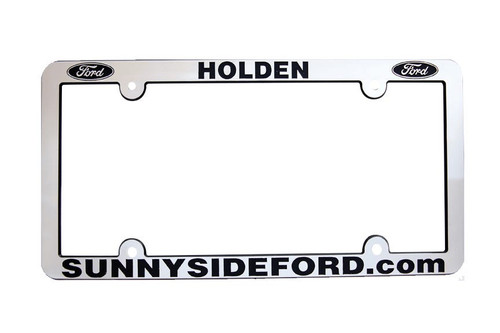 Shiny Chrome License Plate Frame - Economy