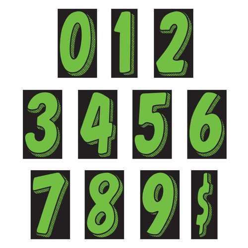 11 1/2" Number Window Stickers