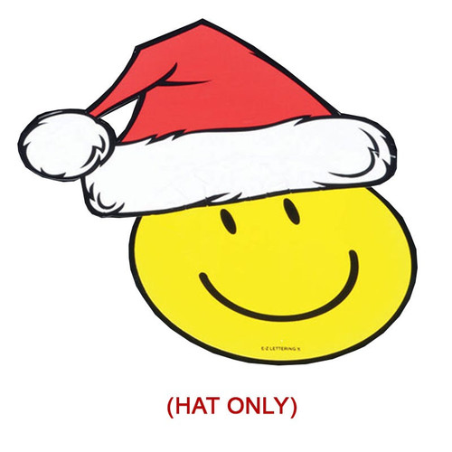 Holiday Santa Hat Decal