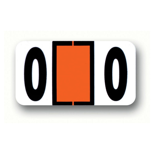 File Right Color Code Number Labels