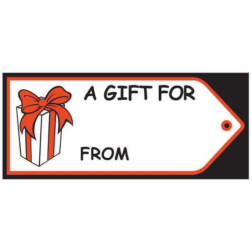 Gift Tag Decal