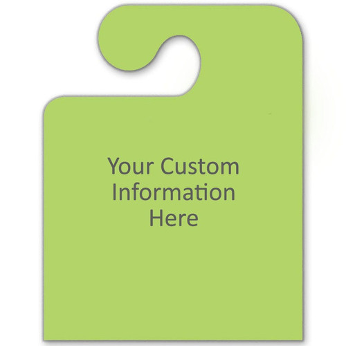 Custom Printed J-Hook Hang Tags