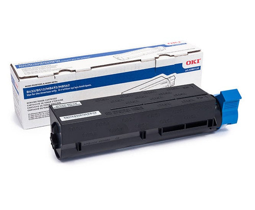 Okidata B512DN Black Toner Cartridge 12K Yield