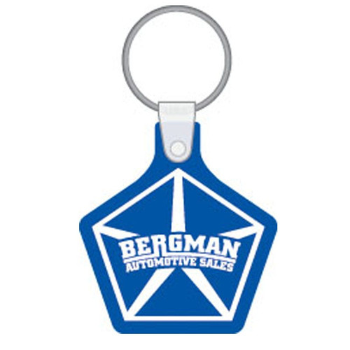 Custom Vinyl Key Fobs - Style H