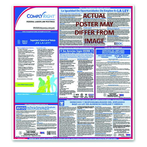 ComplyRight Federal Labor Law Poster - Spanish
