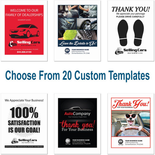 Custom Car Floor Mats (50# Paper)
