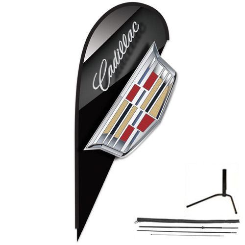 12ft Manufacturer 3D Flag Kit w/Tire Base