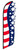 3-D Swooper Banner - Stars