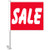 Standard Clip-On Flag - Red Sale