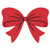 Window Sticker - Holiday Bow (Pack of 12)