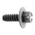 Slotted Hex Washer Head License Plate Screw