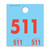 Colored Dispatch Number Tags