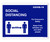 Social Distancing Sticker/Door Signage