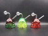 SKULL DOUBLE FACE WATER PIPE - 20746 | ASSORTED COLORS (MSRP $15.00)