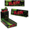 RAW® - ORGANIC HEMP BLACK ROLLING PAPERS - 1 1/4 50CT | DISPLAY OF 24 (MSRP $4.00ea)