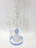 LOTUS GLASS 16" WATER PIPE (15471) | ASSORTED COLORS (MSRP $100.00)