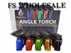 TECHNO - ANGLE TORCH LIGHTER - SHINY | DISPLAY OF 20 (MSRP $each)